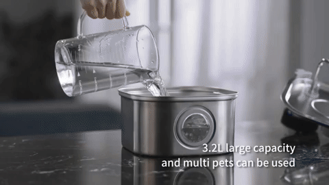 Smart Pet Water Fountain with Motion Detection & Filtration